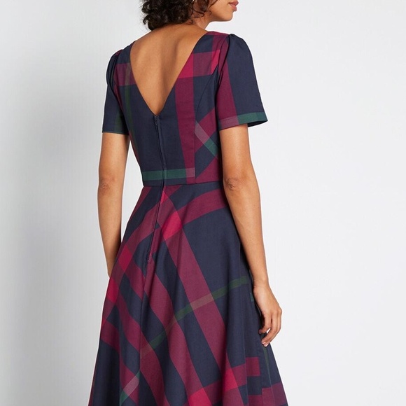 Modcloth "I Rest My Grace" Midi Dress in Navy - Picture 4 of 4